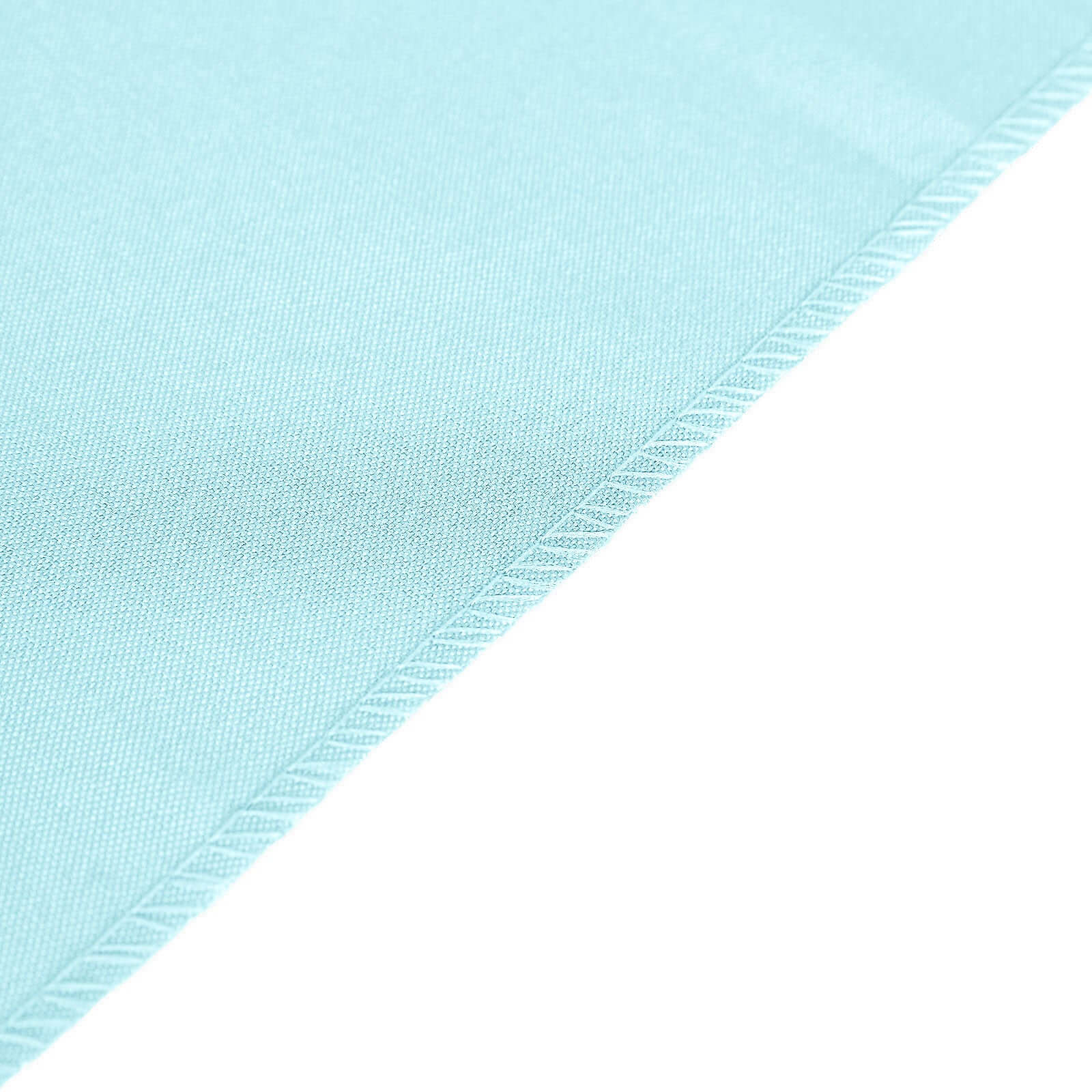 Polyester 12"x108" Table Runner Light Blue - Durable & Wrinkle-Resistant Table Decor