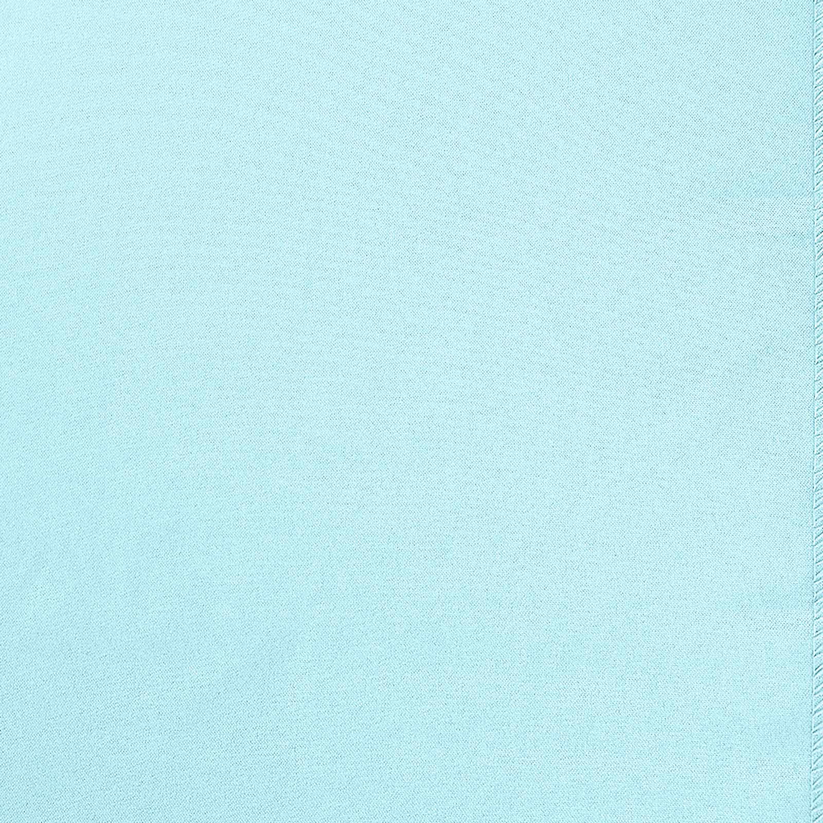 Polyester 12"x108" Table Runner Light Blue - Durable & Wrinkle-Resistant Table Decor