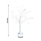 Lighted Birch Tree Lamp White Design Warm White - Battery Operated Rechargeable LED Table Accent 2ft - Bell Racket Store