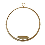 Hanging Sphere Candle Holder Gold Wrought Iron Event Display Accent - Centerpiece 24"