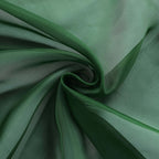 5 Pack Chiffon Chair Sashes Hunter Emerald Green - Soft & Lightweight Designer Chair Bows 22"x78"