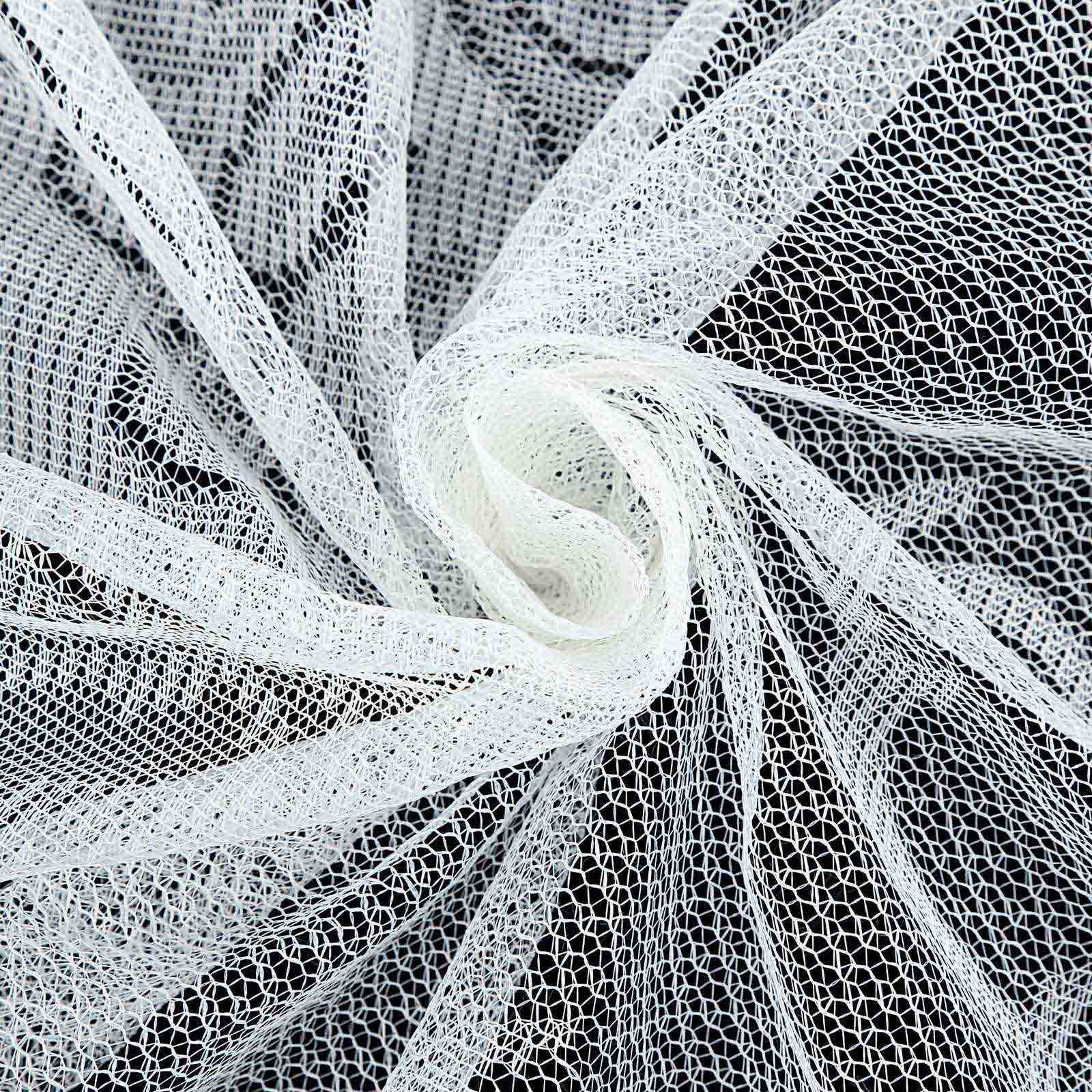 Lace 70" Round Tablecloth White - Premium Design for Intimate Table Settings