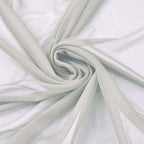 54"x10yd Ivory Solid Sheer Chiffon Fabric Bolt, DIY Voile Drapery Fabric