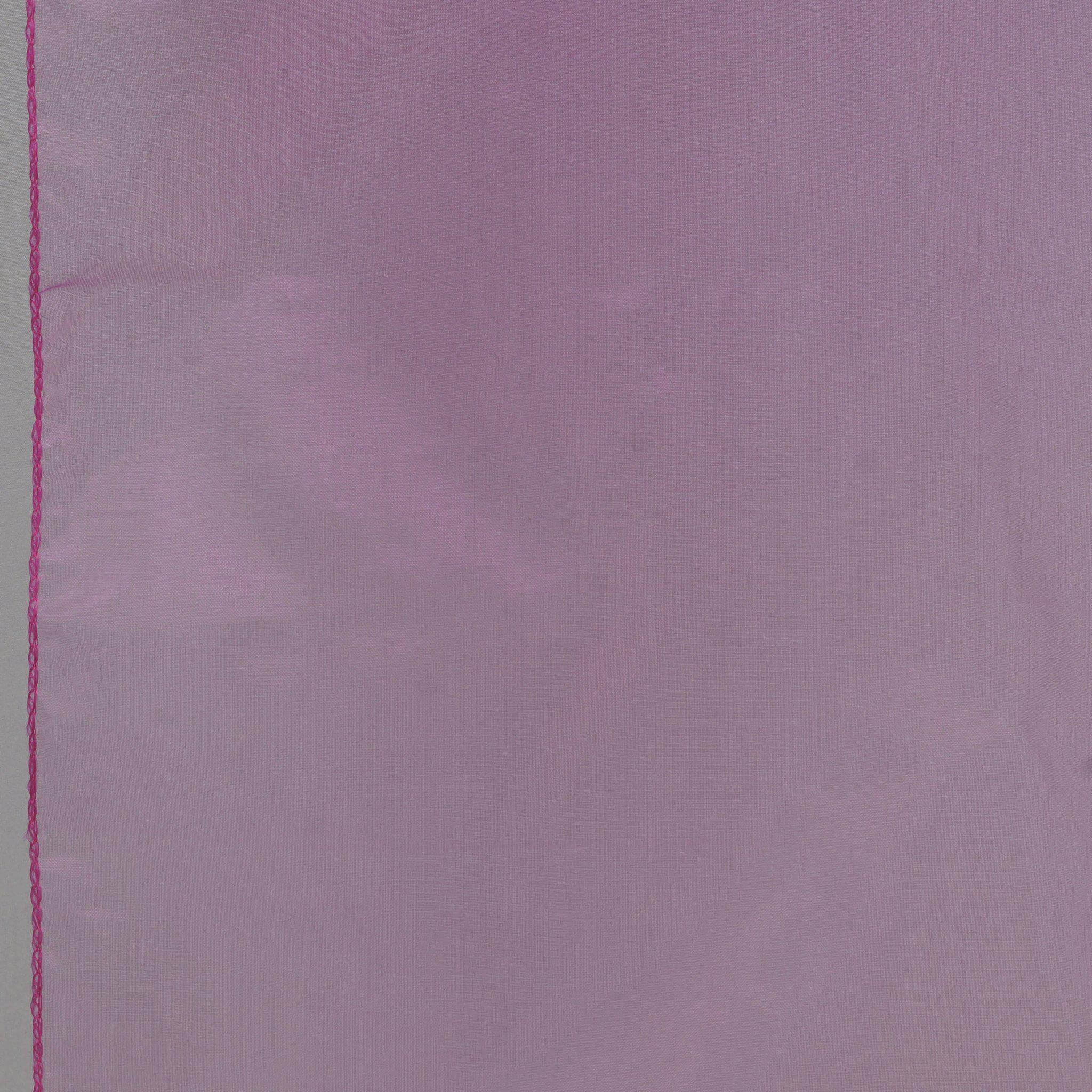 10 Pack Sheer Organza 14"x108" Table Runners Fuchsia - Soft and Lightweight Table Accent