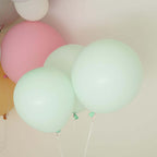 10 Pack 18" Matte Pastel Mint Helium or Air Latex Party Balloons