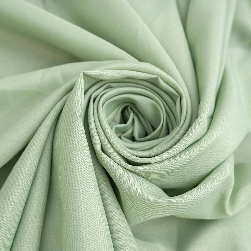 Polyester 132" Round Tablecloth Sage Green - Seamless Chic Table Cover