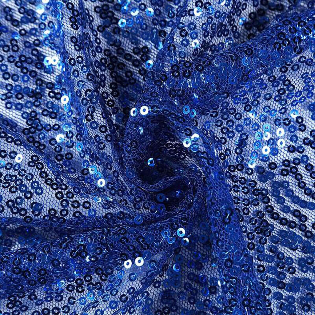 Sequin 12"x108" Table Runner Royal Blue - Glittering Design