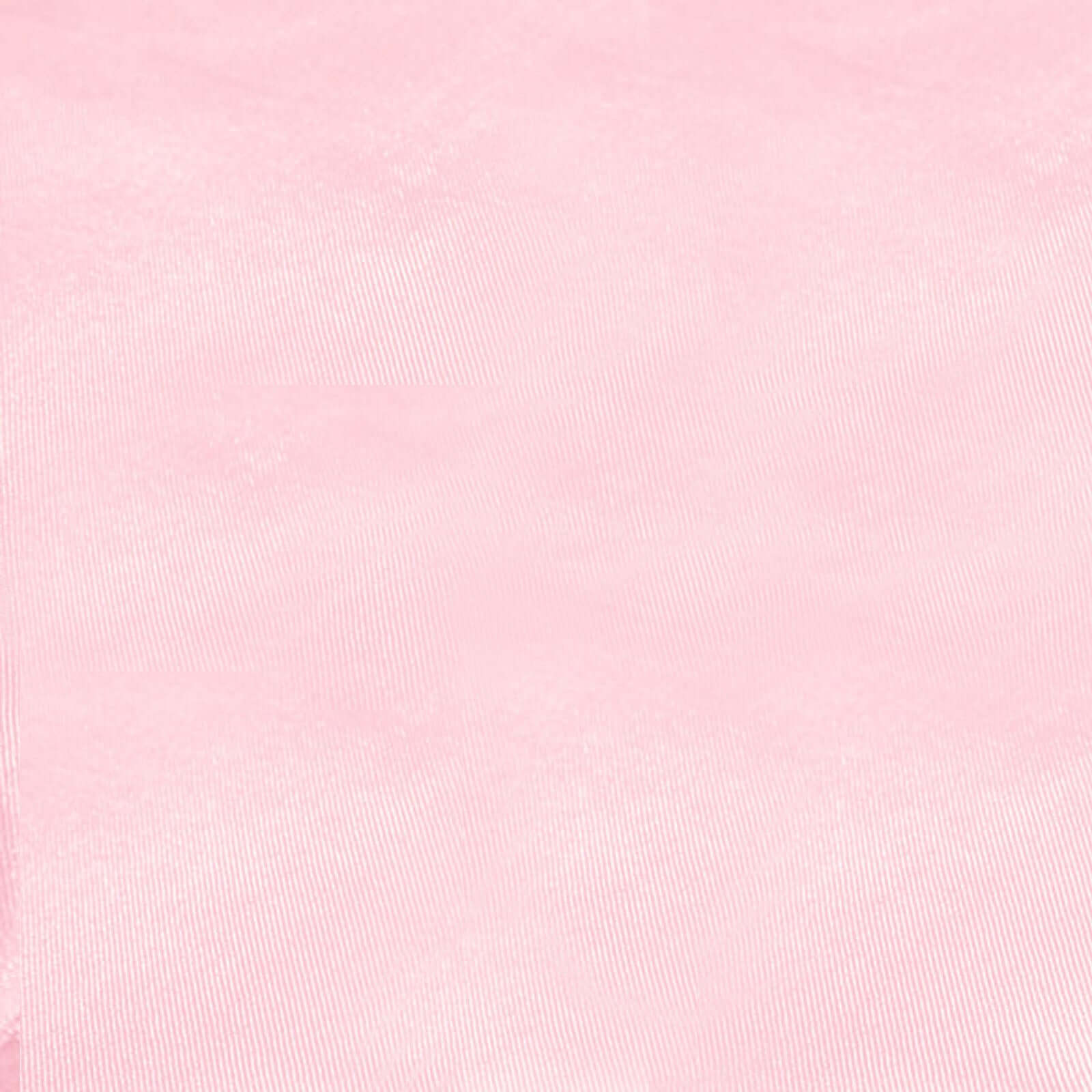 5 Pack Satin 20"x20" Napkins Blush - Luxurious Shine & Smooth Dinner Napkins