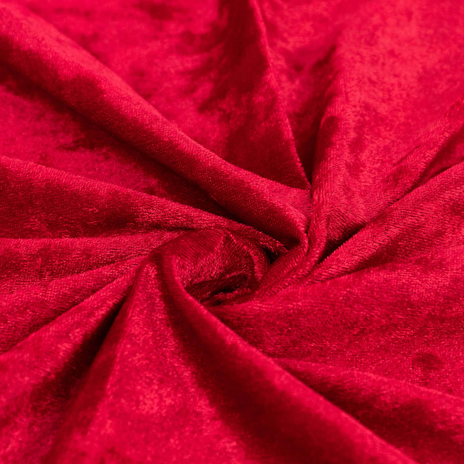 65"x5 Yards Burgundy Crushed Velvet Fabric Bolt, DIY Craft Fabric Roll