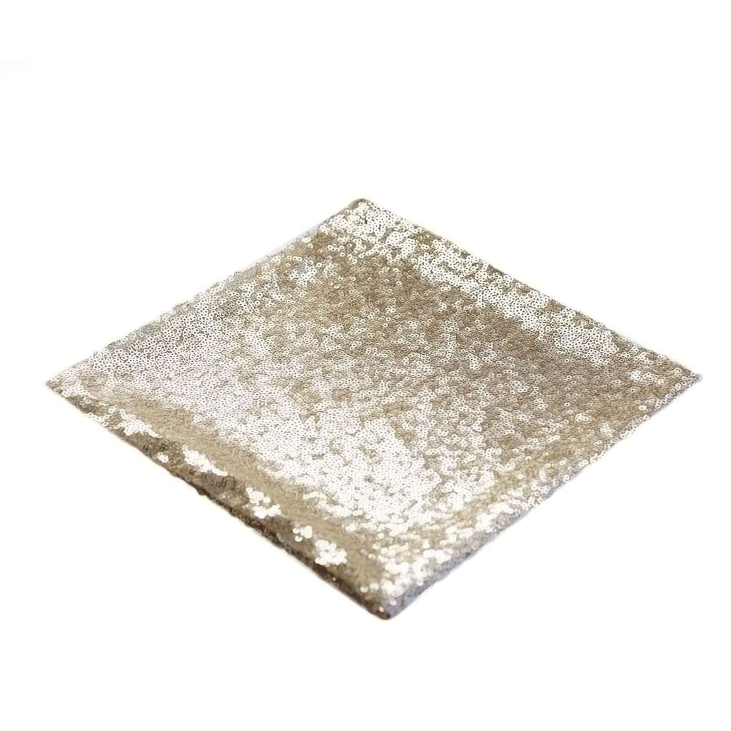 Sequin 20"x20" Napkin Champagne - Shimmering Dinner Napkin