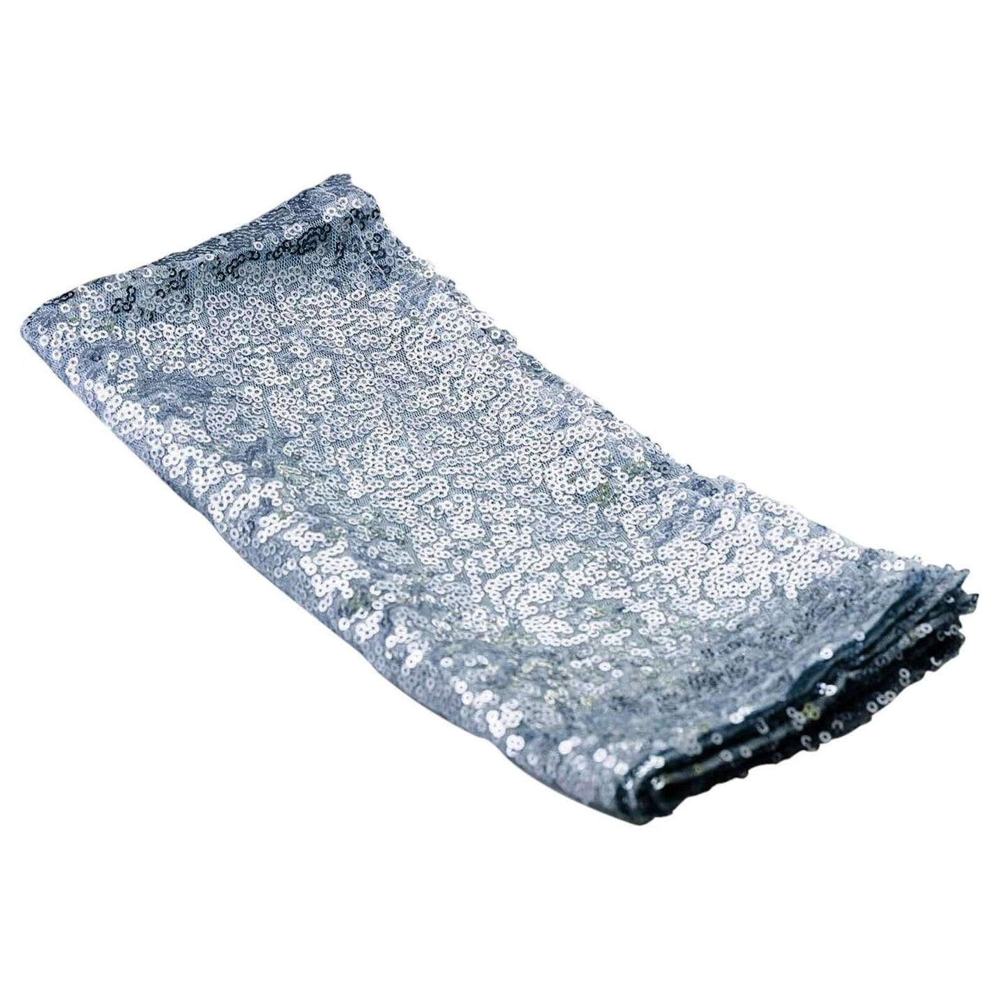Sequin 20"x20" Napkin Dusty Blue - Shimmering Dinner Napkin