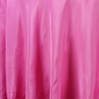 Polyester 120" Round Tablecloth Fuchsia - Seamless Wrinkle-Resistant Table Cover