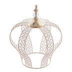 Crystal-Bead Royal Crown Cake Topper Metallic Gold - Themed Baby Showers Cakes & Event Centerpieces 16"