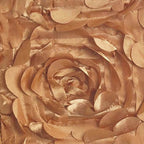 5 Pack Satin Spandex Chair Sashes Gold - Rosette Design Stretch Chair Bands 6"x14"