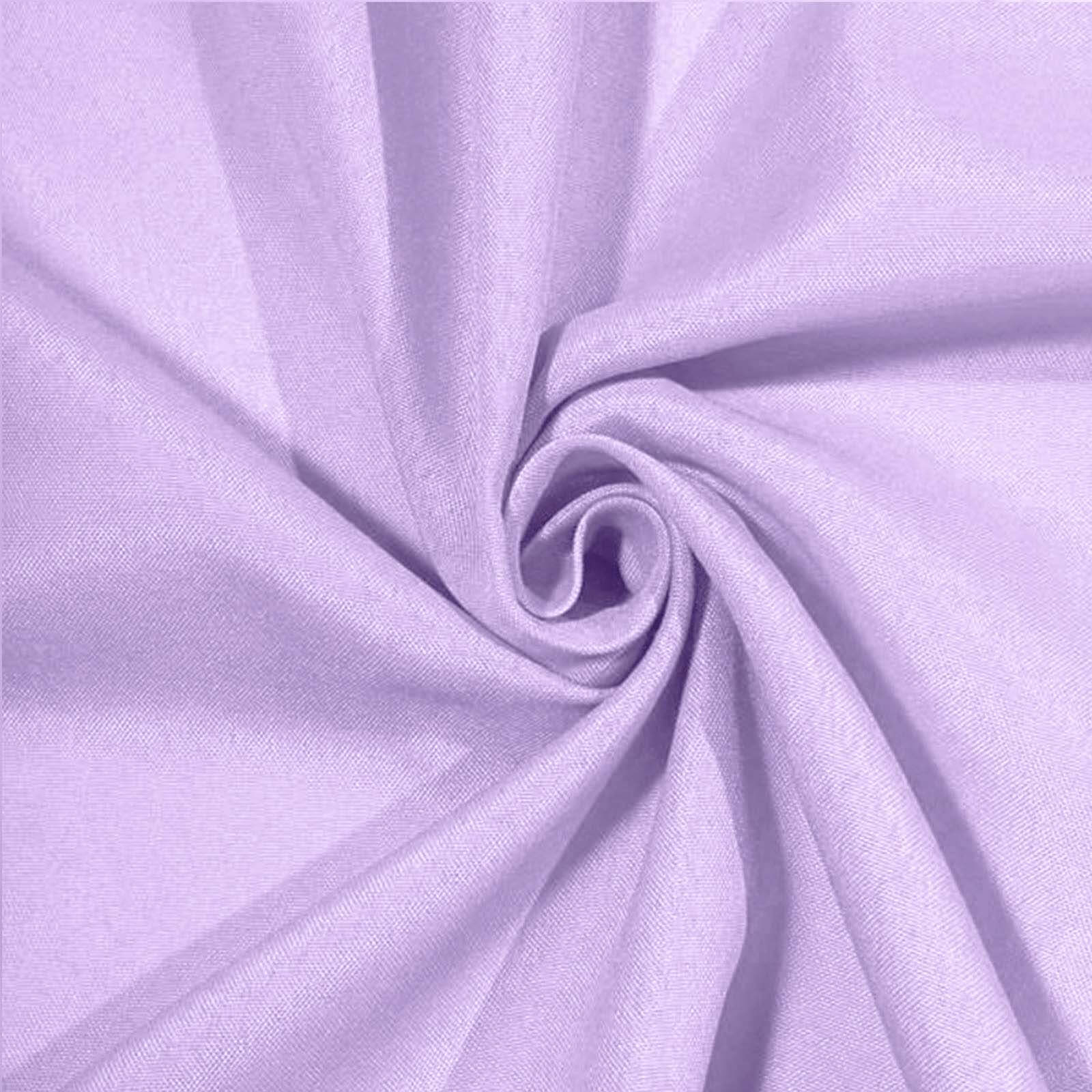 Polyester 60"x126" Rectangle Tablecloth Lavender Lilac - Wrinkle-Resistant Table Cover