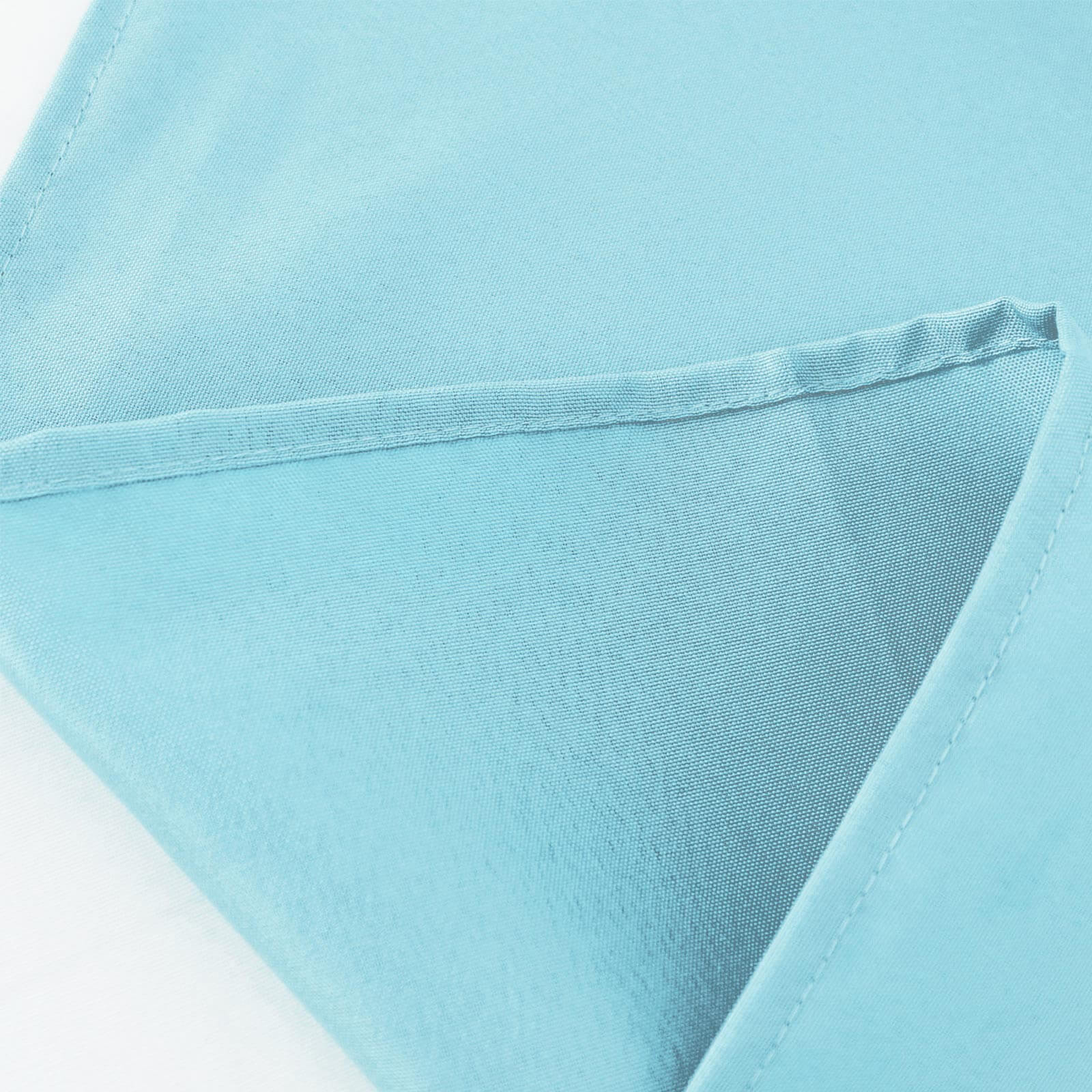 Polyester 90" Round Tablecloth Light Blue - Stain & Wrinkle-Resistant Table Cover