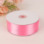 50 Yards 1.5" Pink Single Face Decorative Satin Ribbon