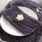 5 Pack Gauze Cheesecloth 24"x19" Napkins Purple Reusable Dinner Napkins