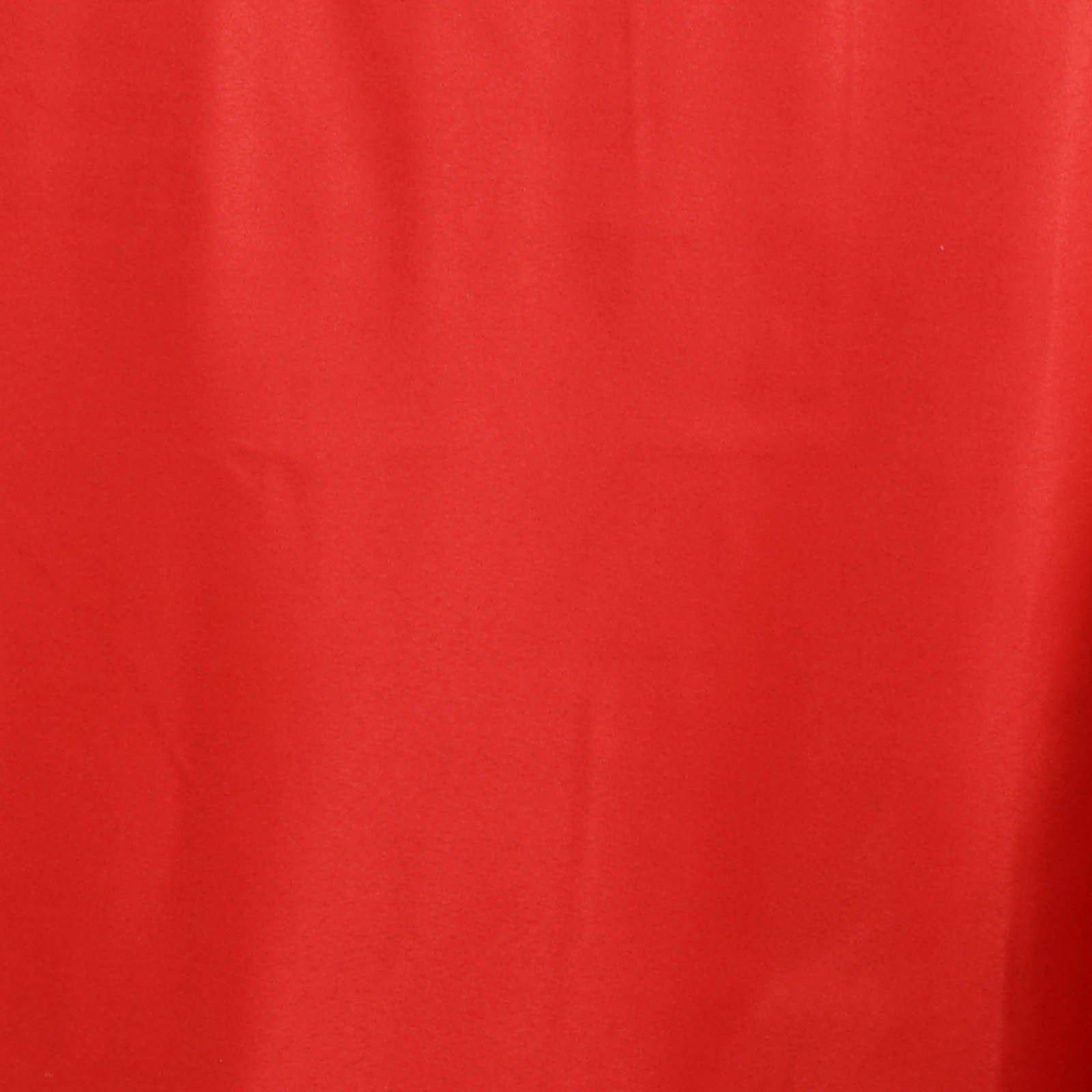 Polyester 90"x132" Rectangle Tablecloth Red - Seamless Wrinkle-Resistant Table Cover