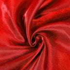 Satin 90" Round Tablecloth Red - Smooth and Lustrous Table Cover