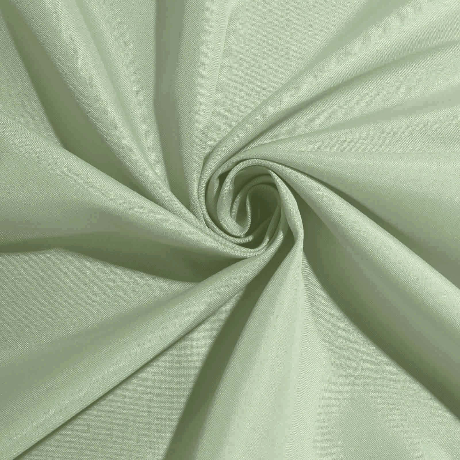 5 Pack Polyester 17"x17" Napkins Sage Green - Durable & Wrinkle Resistant Dinner Napkins