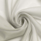 18ft Silver Sheer Organza Wedding Arch Drapery Fabric, Window Scarf Valance