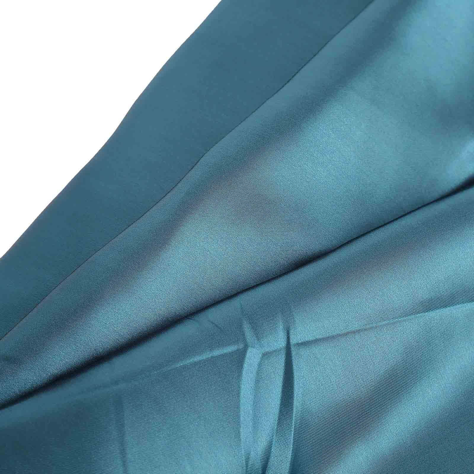 10 Yards x 54" Peacock Teal Satin Fabric Bolt