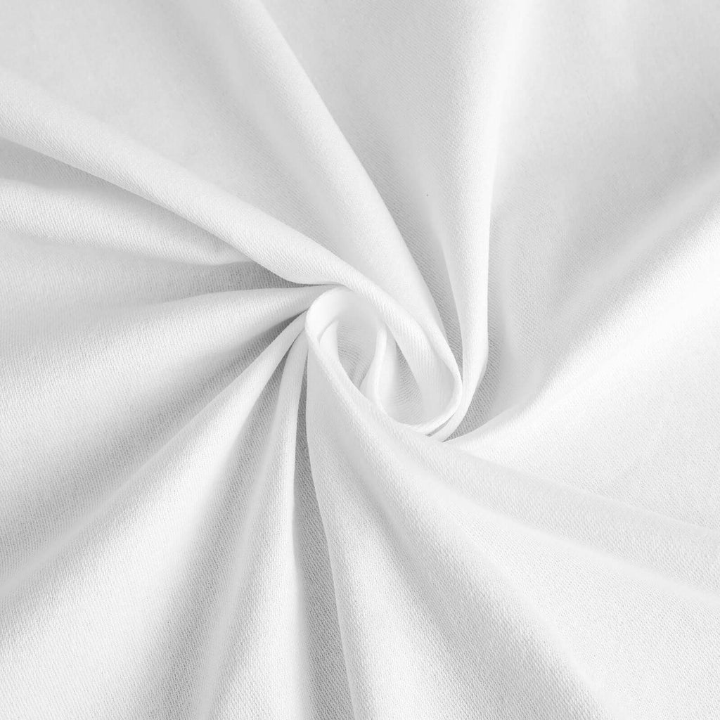 100% Cotton 70"x70" Table Overlay Square Tablecloth White Linen - Sophisticated, Soft & Breathable Fabric Table Cover