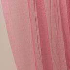 Mauve Cinnamon Rose Sheer Chiffon Valance Curtain 4ft x 5ft â€“ Wedding Arch Drape with Rod Pocket, Voile Backdrop Panel - Bell Racket Store