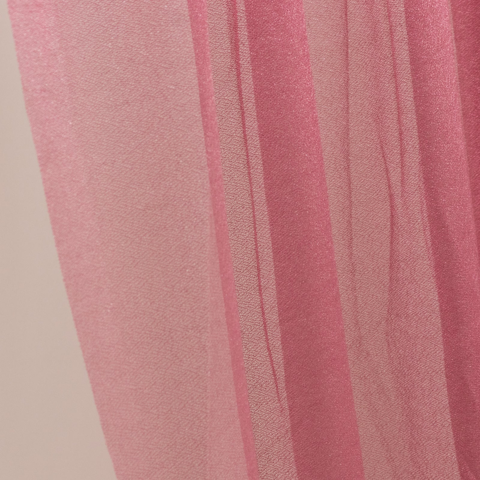 Mauve Cinnamon Rose Sheer Chiffon Valance Curtain 4ft x 5ft â€“ Wedding Arch Drape with Rod Pocket, Voile Backdrop Panel - Bell Racket Store