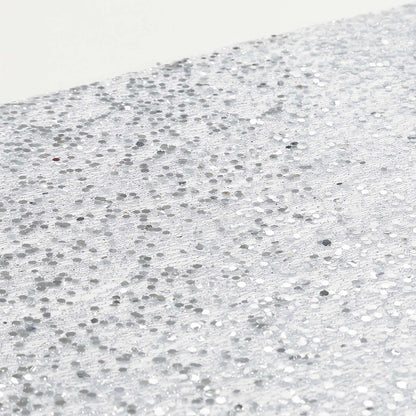 Mesh 11"x108" Table Runner Metallic Silver â€“ Glitter Design for Convenient Event Decoration - Bell Racket Store