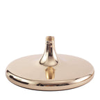 Metal Cake Stand Round Design Metallic Gold with Crystal Chains 14" Dia - Cupcake Dessert Pedestal 16"Tall - Bell Racket Store