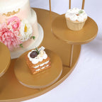 Metal Cake Stand with 12 - Arm Tiered Cupcake Holders Gold - Layered Dessert Display Tower Centerpiece for Luxurious Weddings Gala Events & Dessert Buffets 29" - Bell Racket Store