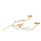 Metal Manzanita Tree Branch Candelabra Candle Holder Stand Gold - Twig Branch Design Table Centerpiece 2ft - Bell Racket Store