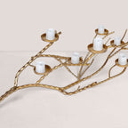 Metal Manzanita Tree Branch Candelabra Candle Holder Stand Gold - Twig Branch Design Table Centerpiece 3ft - Bell Racket Store