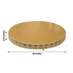 Metal Pedestal Cake Stand Fleur De Lis Round Design Gold - Cupcake Dessert Display Table Centerpiece 20" - Bell Racket Store