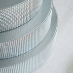 Metal Pedestal Cake Stand Round Design with Rhinestones Silver - Cupcake Holder and Dessert Table Centerpiece 12" - Bell Racket Store