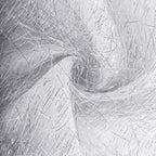 Metallic Tinsel Polyester 12"x108" Table Runner Silver - Shimmery Fringe Shag Table Decor - Bell Racket Store