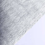 Metallic Tinsel Polyester 12"x108" Table Runner Silver - Shimmery Fringe Shag Table Decor - Bell Racket Store