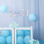 4-Pack Stickers Banner Custom 0-9 Number "3" Design Iridescent - Milestone Age and Date Stick-On Numbers 5"