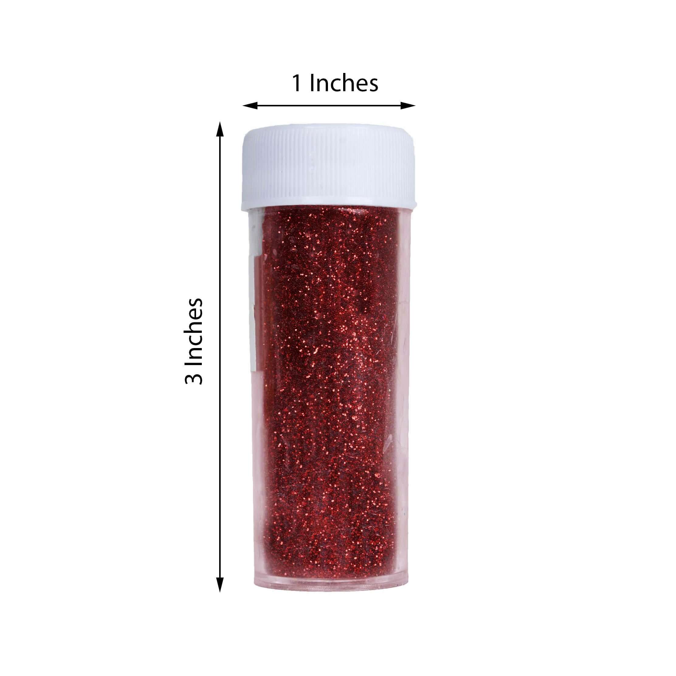 Extra Fine Glitter Powder Metallic Burgundy - Nontoxic Glitter Dust with Shaker Lid for Fun DIY Projects Kidsâ€™ Crafts Resin Art & Festival Decor 23g