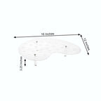 35-Slot Acrylic Ice Cream Cone Display Stand Mini Snow Cone Holder Tray Clear - Durable Party Serving Stand 16"