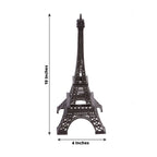 Eiffel Tower Table Centerpiece Metal Black - Stylish Decorative Cake Topper for Parties & Gatherings 10"