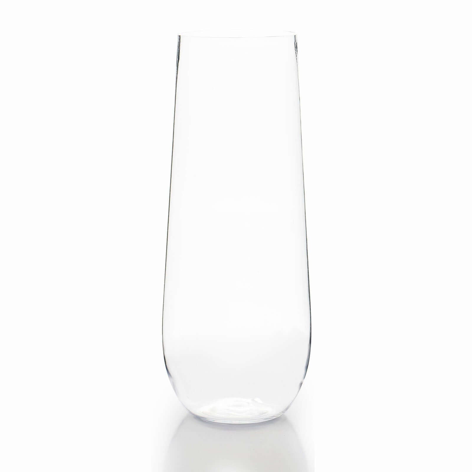 6 Pack Plastic Champagne Glasses in Clear, Reusable Lightweight Champagne Flutes 9oz