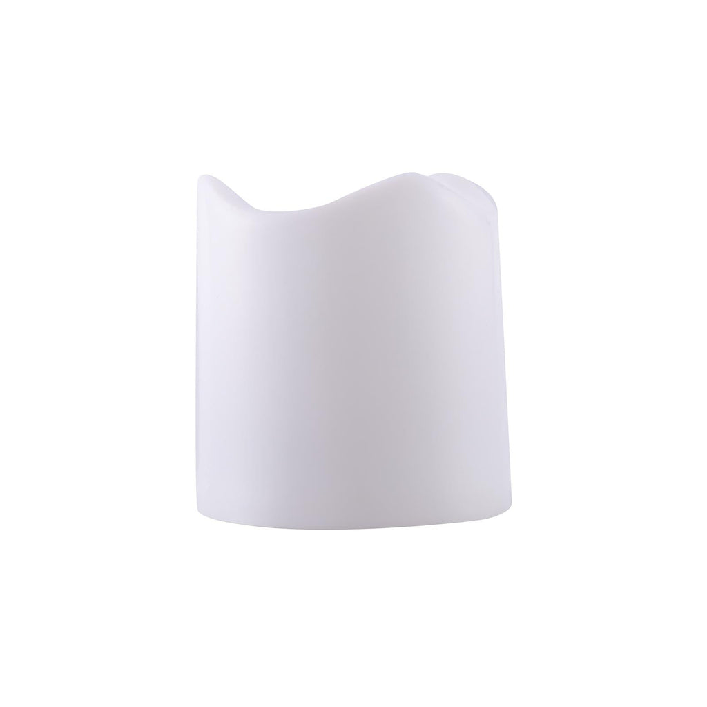 12-Pack LED Votive Candles Classic White Design - Reusable Flameless Battery Operated Lights