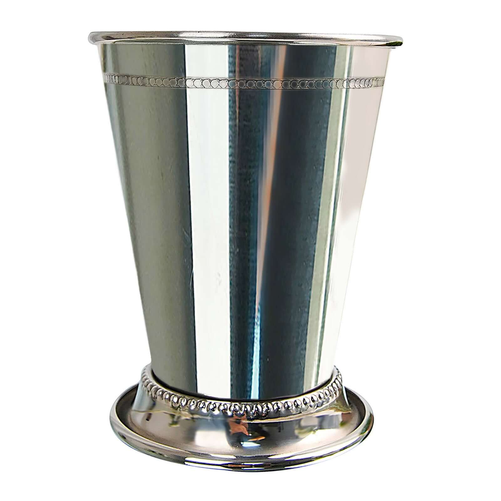 Mint Julep Cup Vase Stainless Steel Silver - Perfect for Flower Arrangements and Event Decor 4.5" - NestOCart