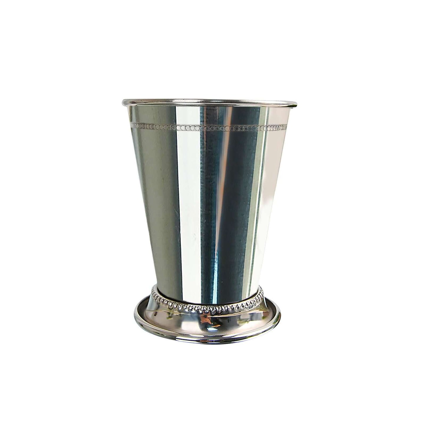 Mint Julep Cup Vase Stainless Steel Silver - Perfect for Flower Arrangements and Event Decor 4.5" - NestOCart