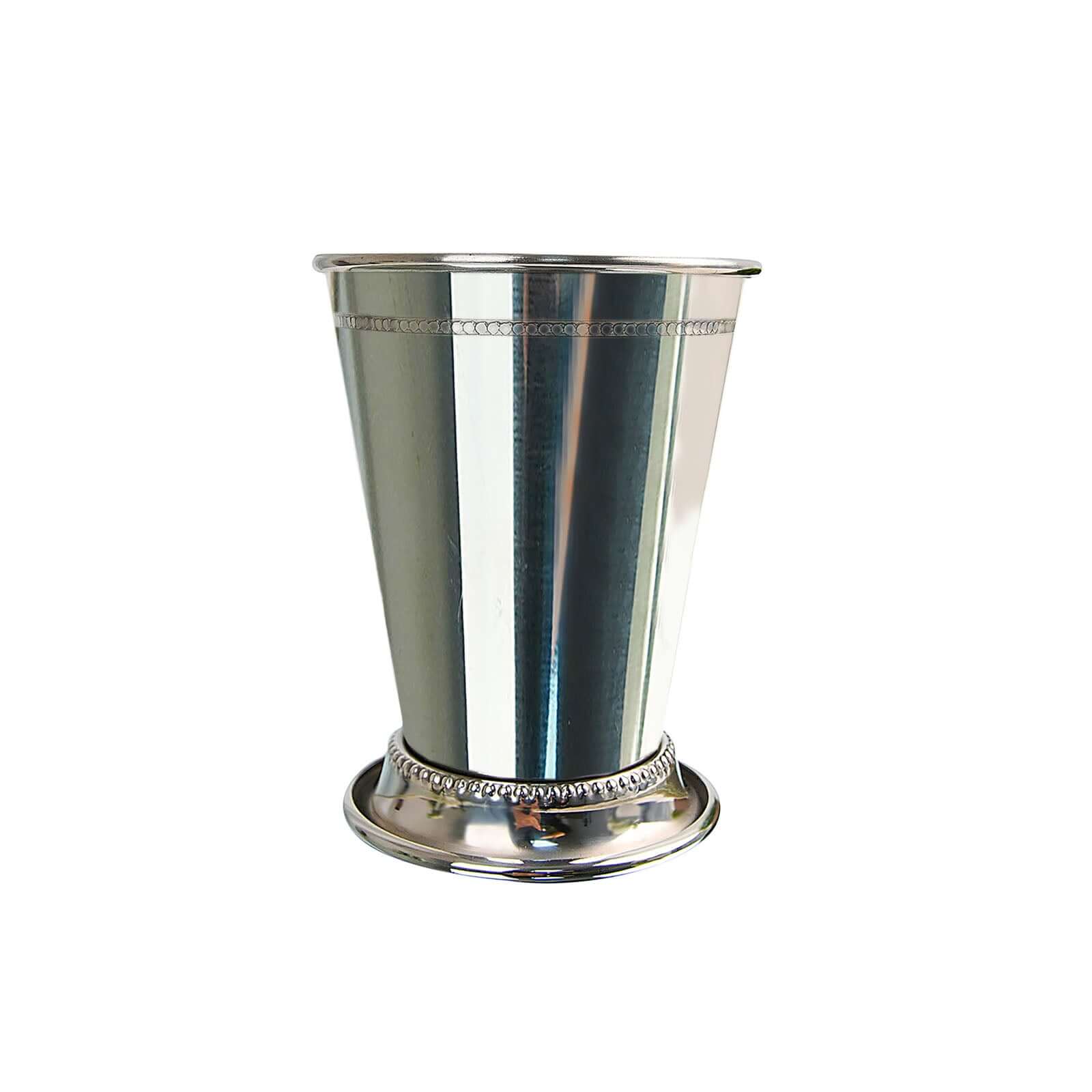 Mint Julep Cup Vase Stainless Steel Silver - Perfect for Flower Arrangements and Event Decor 4.5" - NestOCart