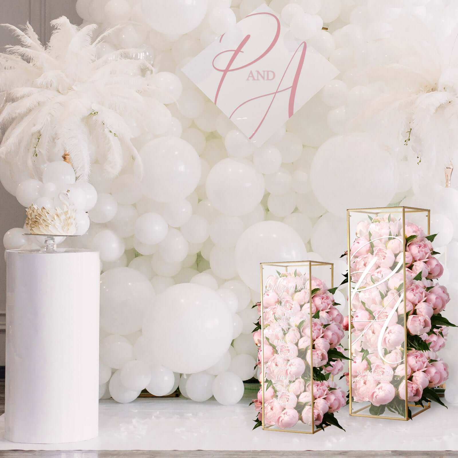 2-Pack Acrylic Plexiglass Sheets Rectangular Side Plates Clear - Protective Film Coating 40"x12"