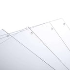 24" Clear Acrylic Display Box, Transparent Pedestal Riser with Interchangeable Lid and Base